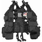 Тактический жилет RSA (12 подсумков) (Black)