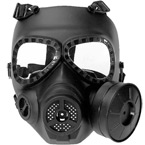 Защитная маска-противогаз с вентилятором M04 (Black)