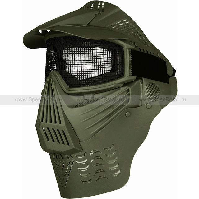 Комплексная защитная маска для страйкбола (Olive)