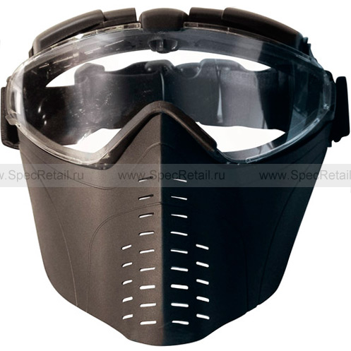 Тактические очки-маска с вентилятором Battleaxe (Black)
