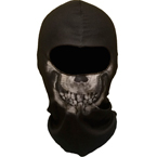 Балаклава S-GHOST, 1 отверстие (Black-Silver)