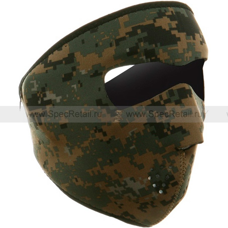 Неопреновая маска Zan Headgear (Digital Woodland)