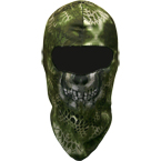 Маска-балаклава GHOST, 1 отверстие (Kryptek Green)