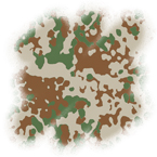 Трафарет для покраски оружия (Hameleon) (Tropentarn/Flecktarn D)