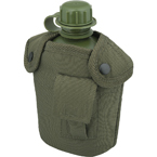 Питьевая фляга с чехлом, 1 литр (Tactical PRO) (Olive)