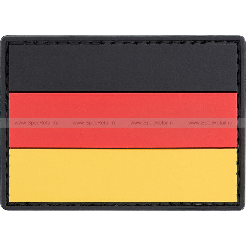 Шеврон ПВХ "Флаг Германии", 7x5 см