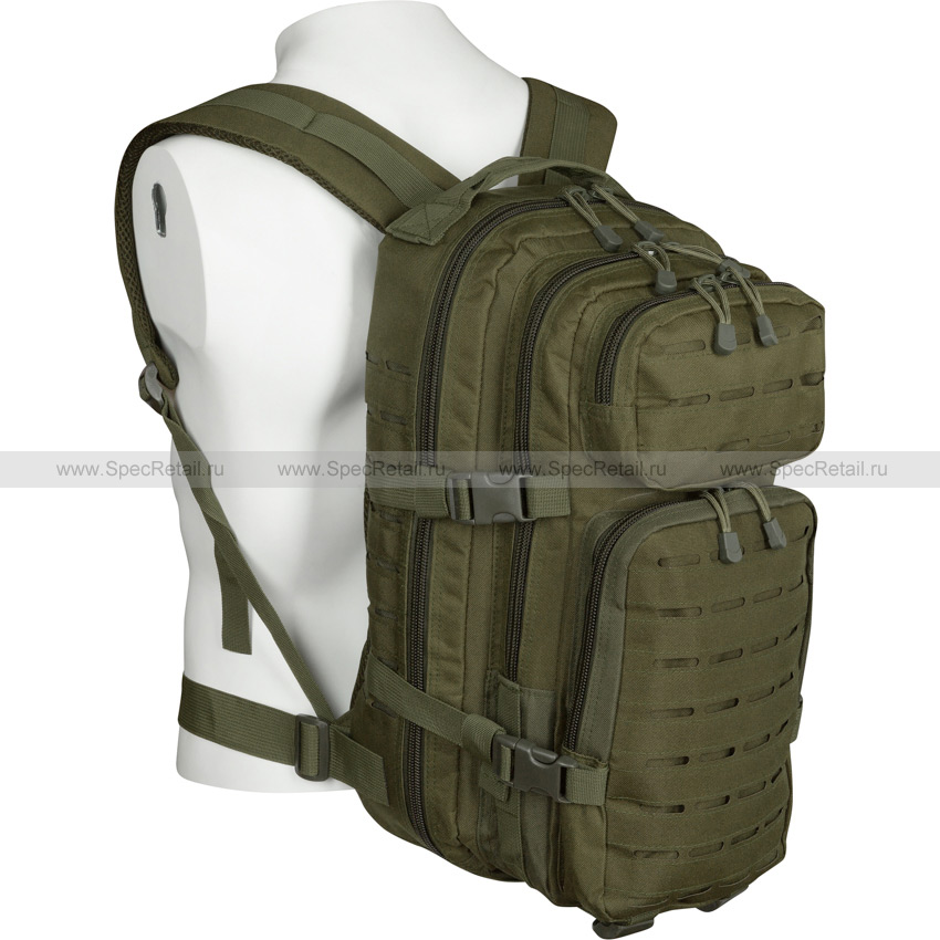 Военный рюкзак "US Assault I", Laser cut, 30 литров (Olive)
