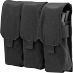 Подсумок на 6 магазинов АК, с клапанами (Ars Arma) (Black)