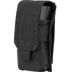 Подсумок М4 на 2 магазина, с клапаном (Ars Arma) (Black)