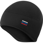 Шапка флисовая, с увеличенной зоной ушей (Stich Profi) (Black)